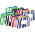 Barker Creek Nautical Chevron Designer Letter-Size File Folders, Multi-Design Set, 24/Package 3957